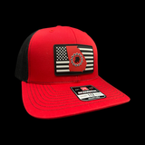 Richardson 112 Hometown Georgia Football Red Black Performance Trucker Hat