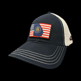 Richardson 111 Hometown Georgia Navy Patriotic Relaxed Trucker Hat