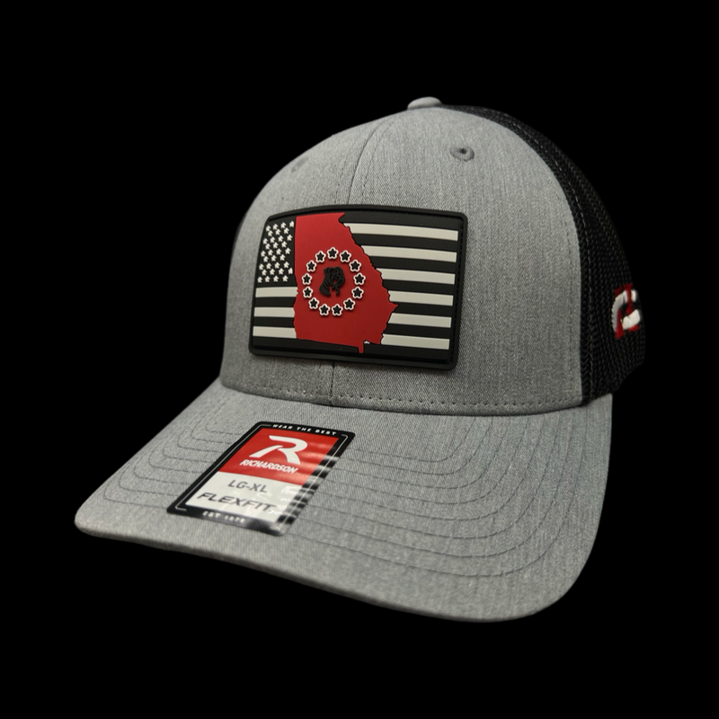 Richardson 110 Hometown Georgia Football Heather Performance Fitted Hat