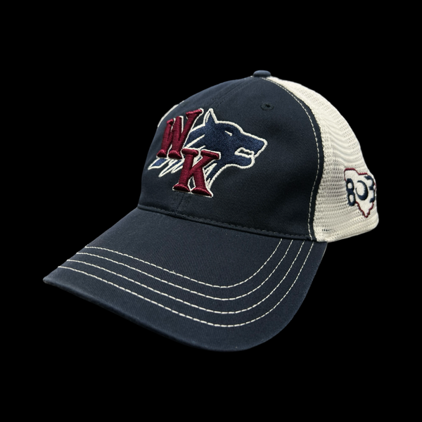 (Copy) White Knoll Timberwolves 803 Special Edition 3D Charcoal Black Trucker Hat