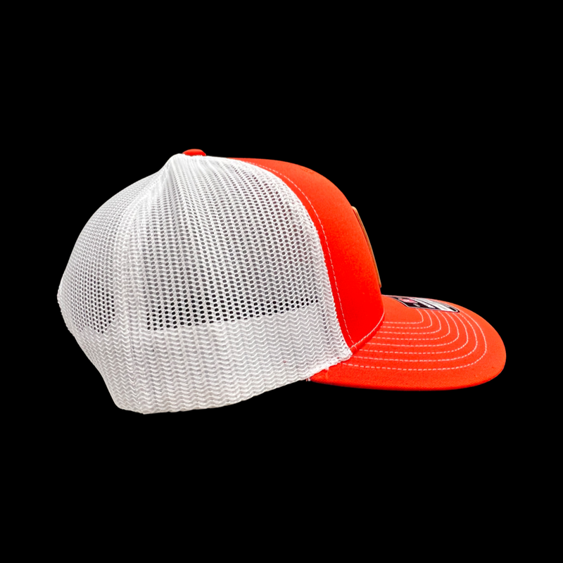 803 Richardson Clemson  Orange White Patch Trucker Hat