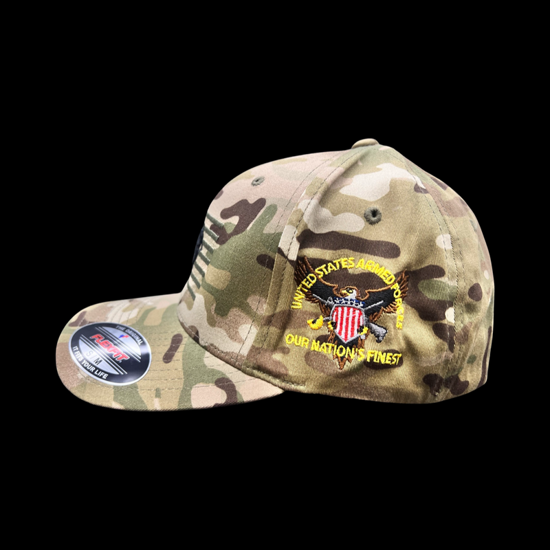 803 America Flexfit Multicam Fitted Cotton Military Hat