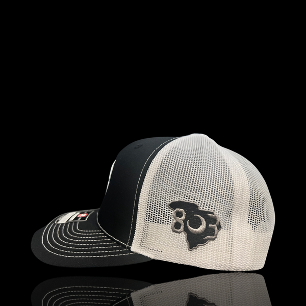 Richardson Swampfox 803 Special Edition Black White Trucker Hat