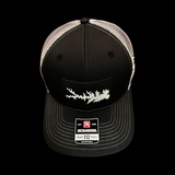 Richardson Lake Murray Peformance PVC Patch Black Steel Trucker Hat