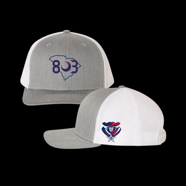 12) PRE-SALE: 803 Special Edition - Patriots Side Logo - Adjustable Trucker Hat