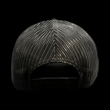 Richardson Black Performance PVC RWB Garnet Patch Trucker Hat