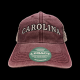Legacy Vintage Carolina Low Profile Relaxed Garnet Trucker Hat