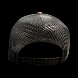 Richardson Garnet Black Performance PVC Patch Trucker Hat