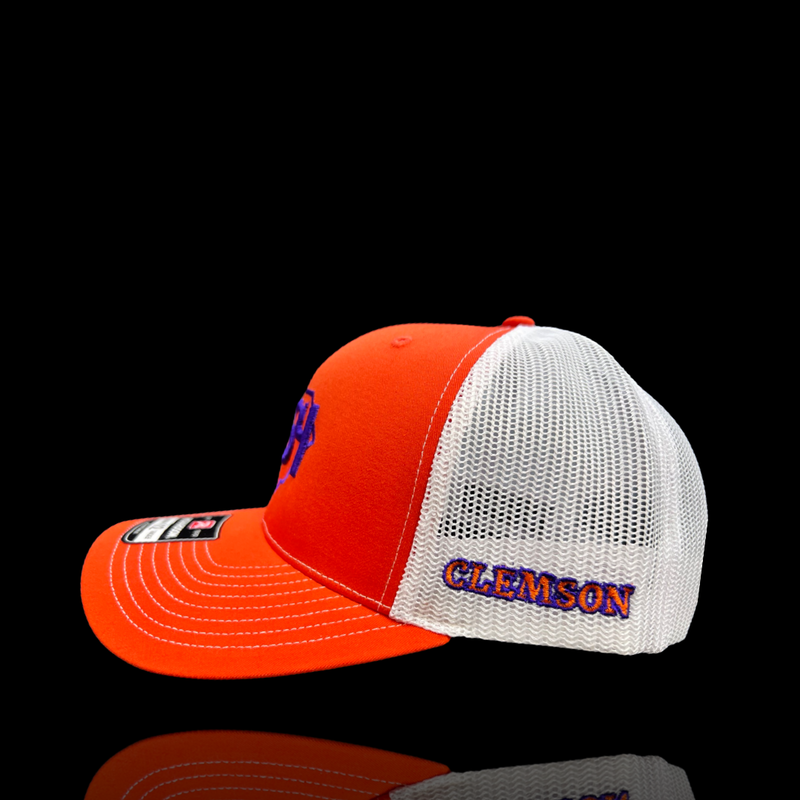 864 Richardson Clemson Orange Trucker Hat