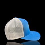 Yupoong 1776 SC Palmetto Moon Steel Blue Trucker Hat