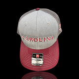 803 Richardson Carolina Garnet Heather Grey Trucker hat