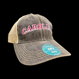 803 Legacy Carolina Vintage Black Khaki Youth Relaxed Trucker hat