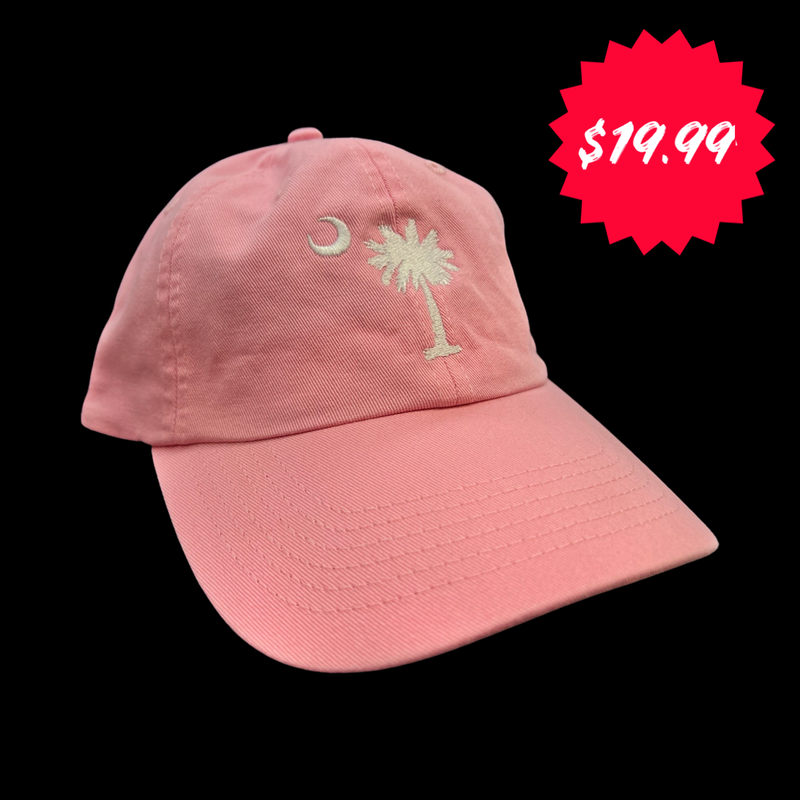 1776 $19 Palmetto Moon Adjustable Pink Cleanup Hat