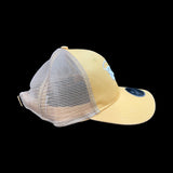 803 Low Profile Yellow Adjustable Pony Tail Hat