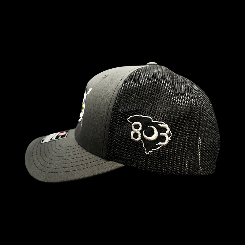 Gray Collegiate Charcoal Black Special Edition 803 Trucker Hat