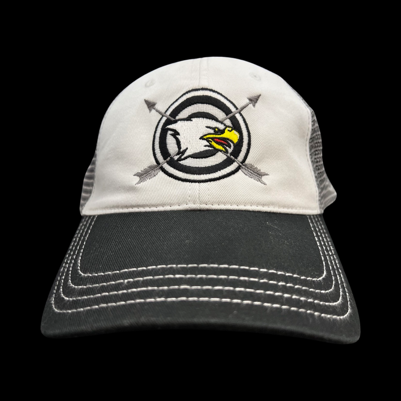 Gray Collegiate Black White Grey Special Edition 803  Relaxed Trucker Hat
