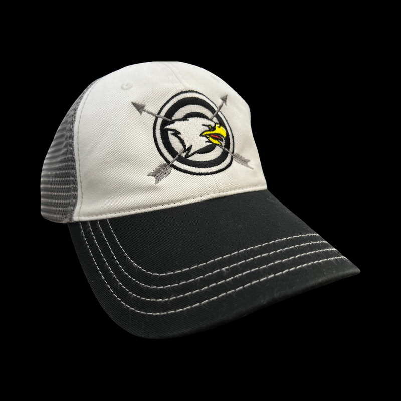 Gray Collegiate Black White Grey Special Edition 803  Relaxed Trucker Hat