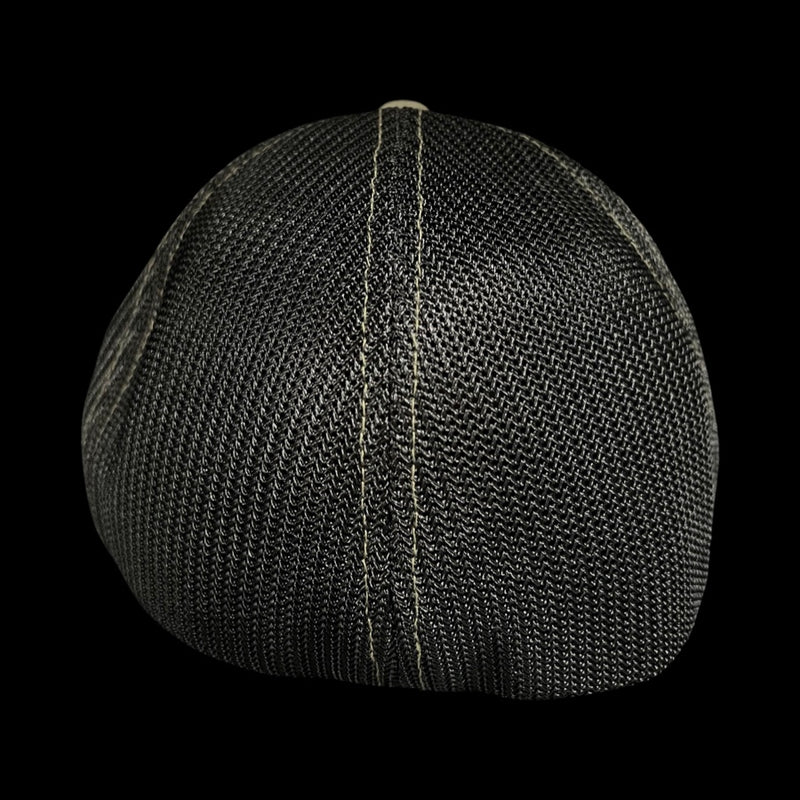 803 America Richardson Flex Loden Black Fitted Mesh Veteran Hat