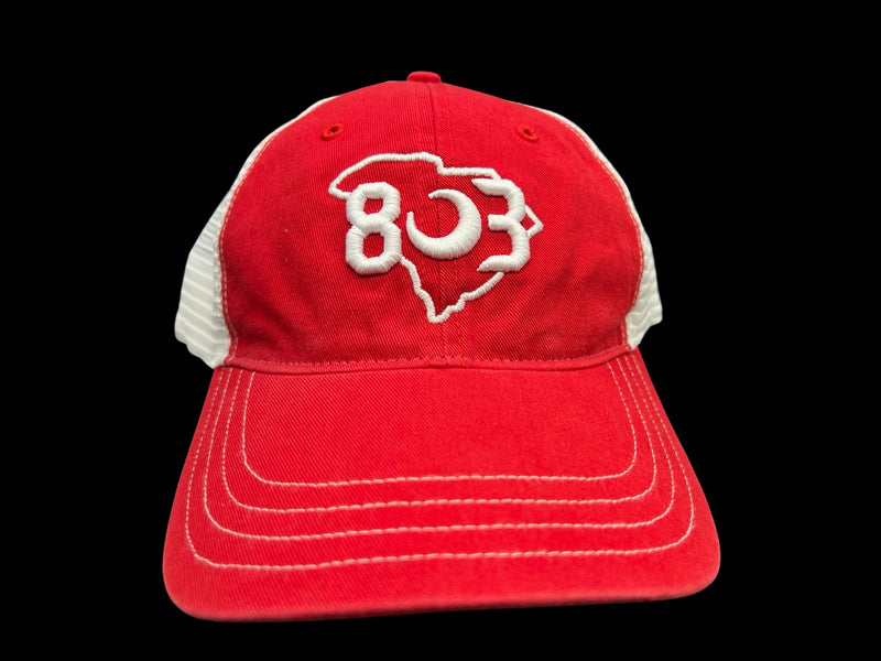 803 Richardson Red White Cleanup Hat