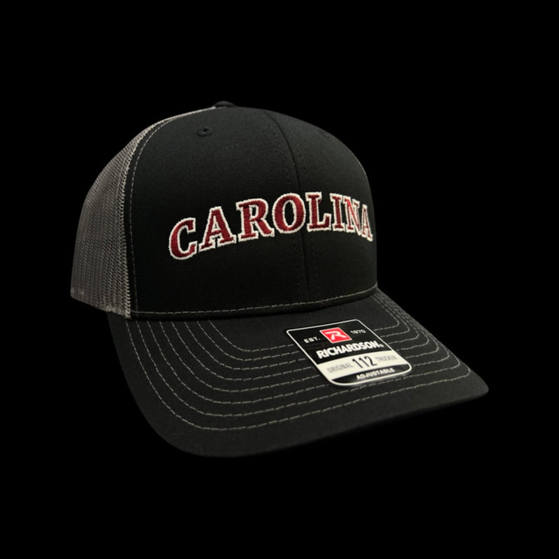 Richardson Carolina Black Steel Trucker Hat