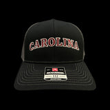 Richardson Carolina Black Steel Trucker Hat