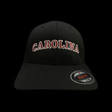 Flexfit Carolina Black Widow Garnet Fitted Cotton hat