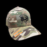 803 America Flexfit Multicam Fitted Cotton Veteran Hat