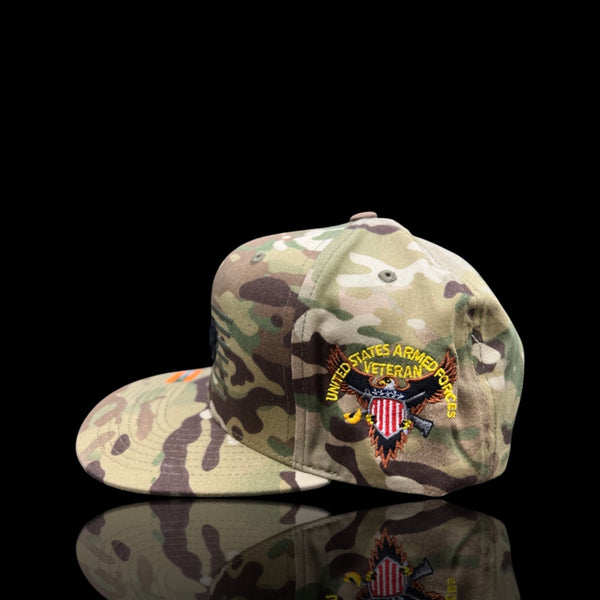 803 America Multicam Military Flatbill Hat