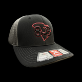 Richardson 803 2nd Gen Carolina Black Steel Fitted Sportmesh Hat
