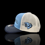 803 Richardson Citadel Navy Light Blue  Trucker Hat