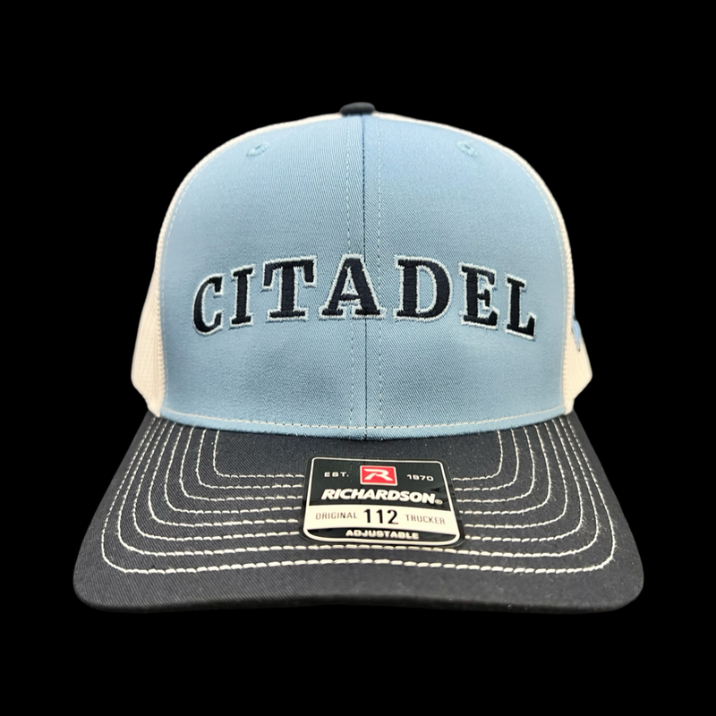 803 Richardson Citadel Navy Light Blue  Trucker Hat