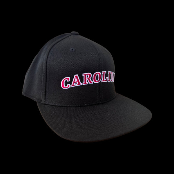 Flexfit Carolina Black Widow Garnet Adjustable Flatbill Hat