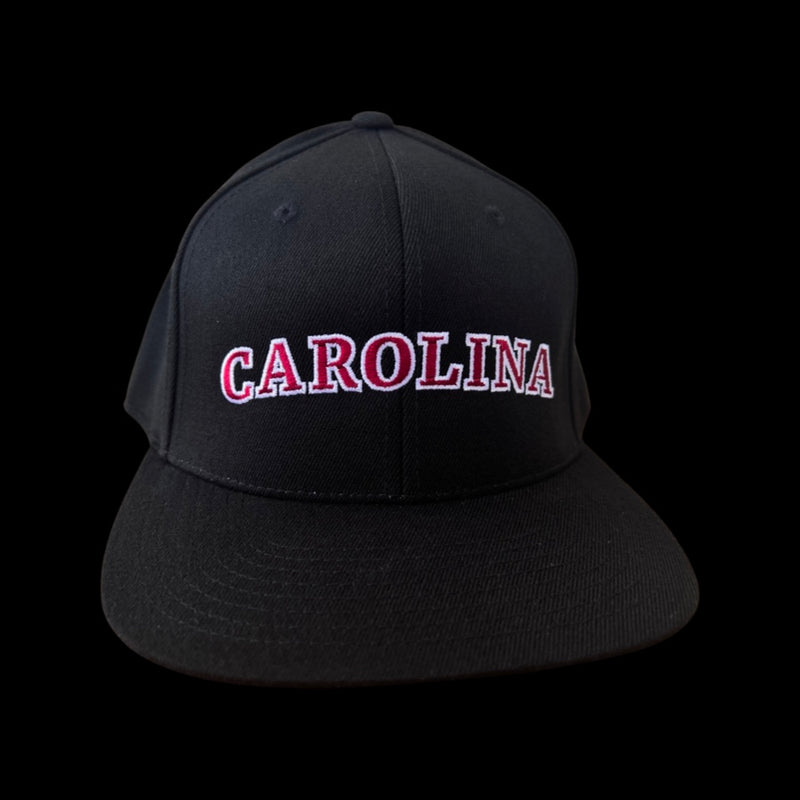 Flexfit Carolina Black Widow Garnet Adjustable Flatbill Hat