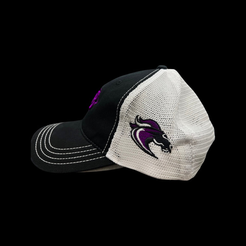 803 Ridge View Blazers Special Edition Black White Cleanup hat