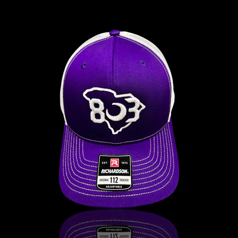 803 Ridge View Blazers Purple White Special Edition Trucker Hat