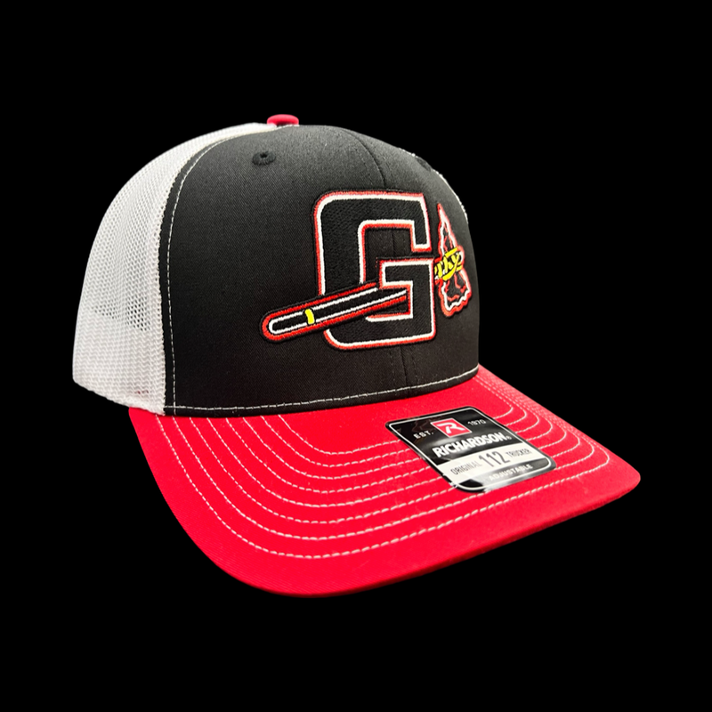 Gilbert Indians 803 Special Edition Red Black White Trucker Hat