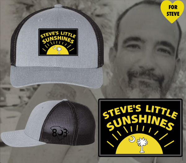 Remember Steve Give Back Little Sunshines Performance Patch Fitted Flex Trucker Hat