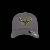 PRE_SALE: **EAGLE FLEXFIT COTTON** Gray Collegiate Charcoal  Special Edition Fitted Hat