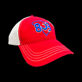 PRE_SALE: 803 JDA Raiders Red White Special Edition Relaxed Cleanup Trucker Hat