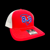 PRE_SALE: 803 JDA Raiders Red White Special Edition Structured Trucker Hat