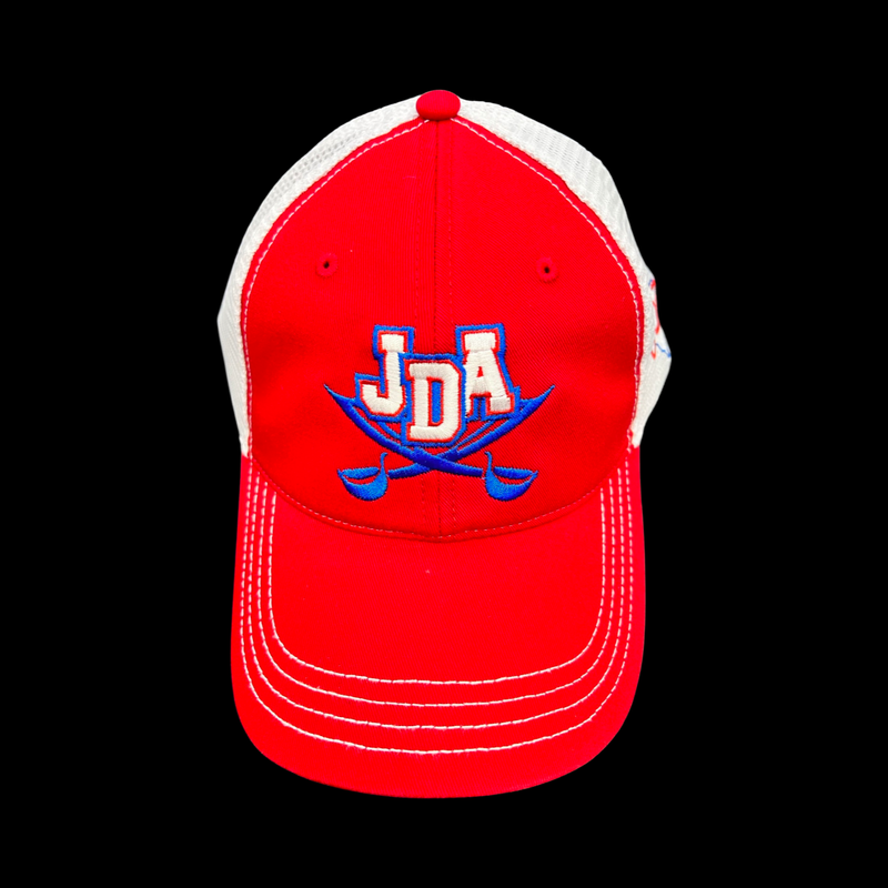 PRE_SALE: JDA Raiders Red White Special Edition 803 Relaxed Cleanup Trucker Hat