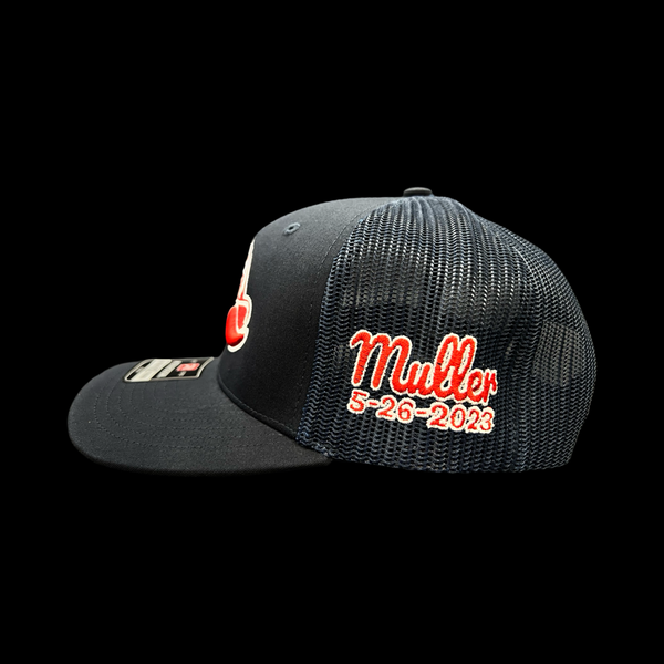 YOUTH Remember "J" Muller Give Back Navy Snapback Trucker Hat