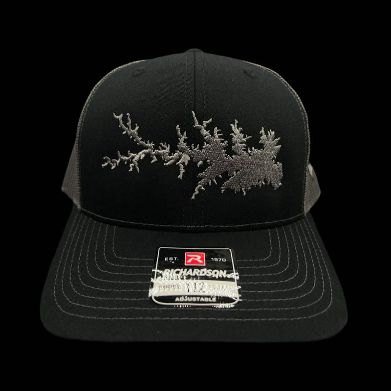 Richardson Lake Murray 803 Black Steel Trucker