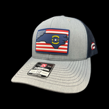 Richardson 112 Hometown North Carolina Navy Patriotic Performance Trucker Hat