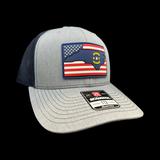 Richardson 112 Hometown North Carolina Navy Patriotic Performance Trucker Hat