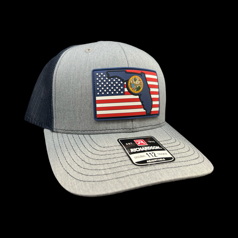 Richardson 112 Hometown Florida Navy Patriotic Performance Trucker Hat