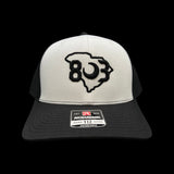 Richardson White Black Trucker Hat