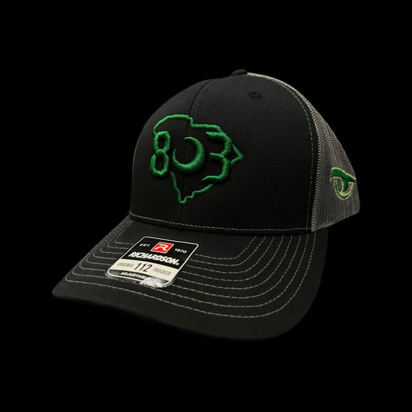 803 River Bluff Special Edition “Midnight” Black and Steel Trucker