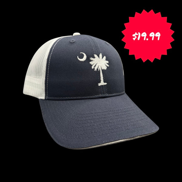 1776 $19 Palmetto Moon Navy White Trucker Hat