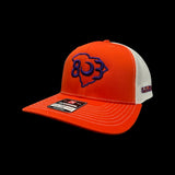 803 Richardson Clemson Orange Side Logo Trucker Hat